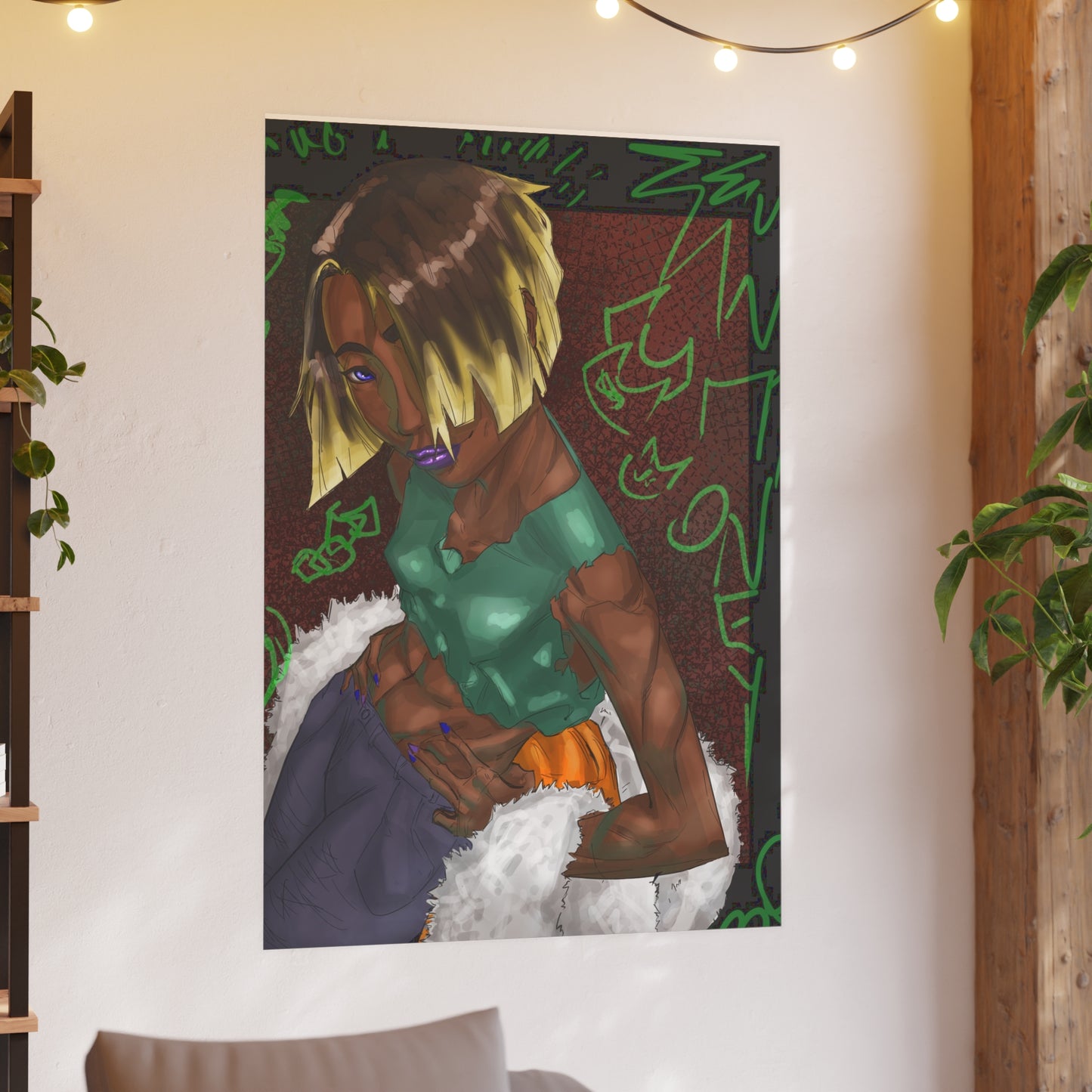 Street Wear Baddie-Art Print