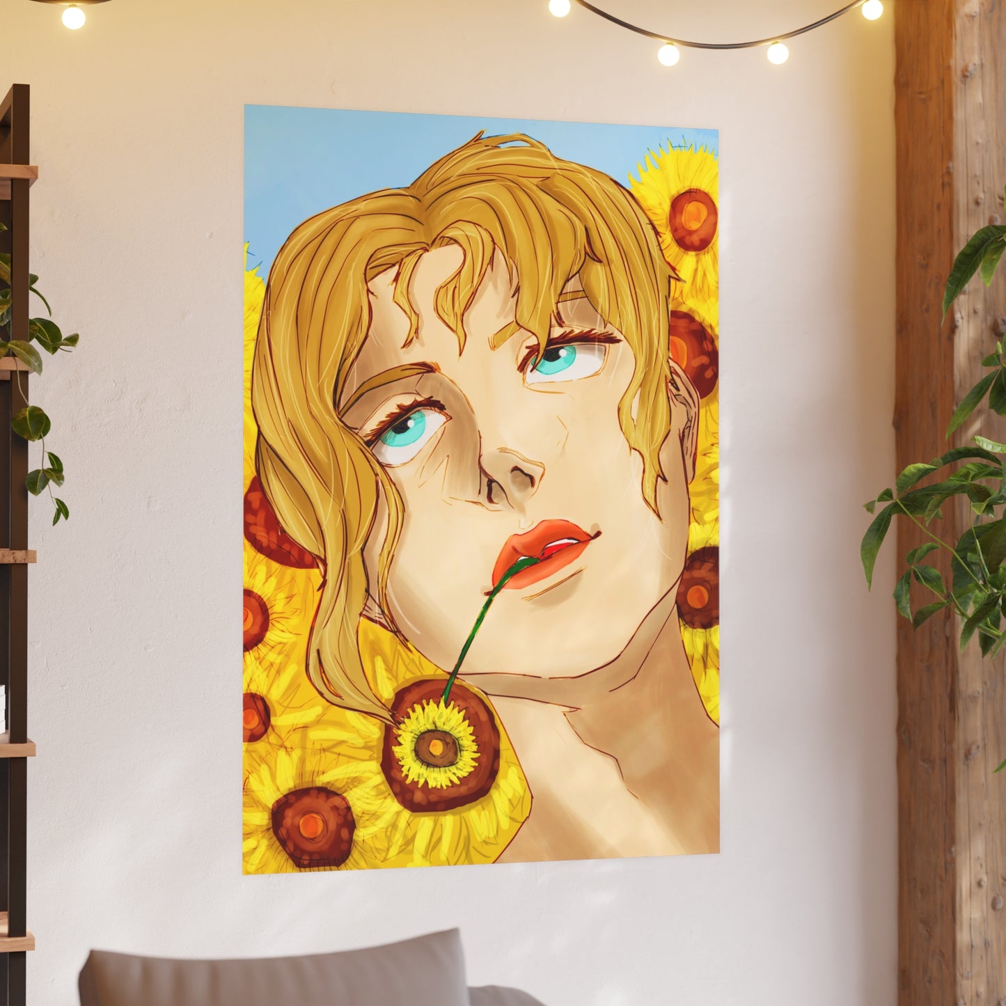 Blonde Sunflower-Art Print