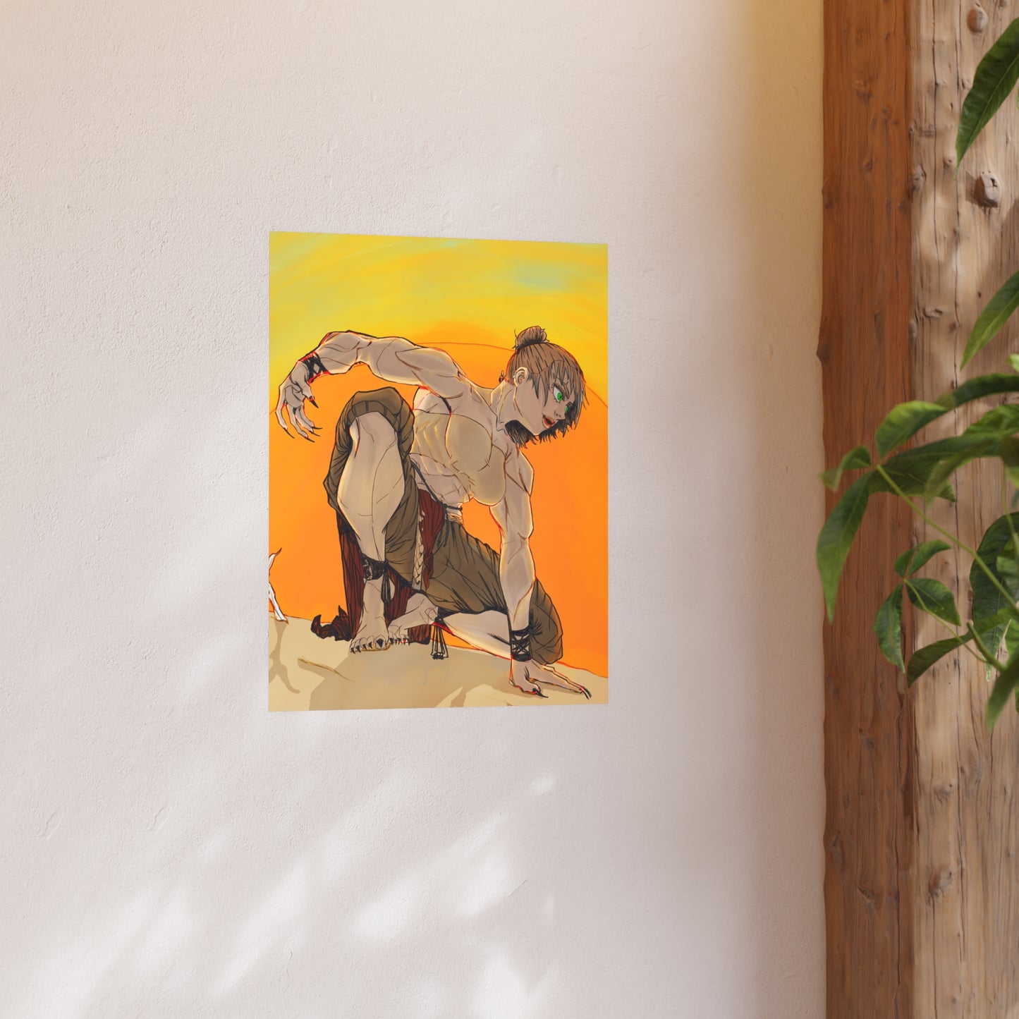 Caracal Girl-Art Print