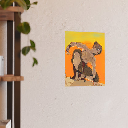 Caracal Girl-Art Print