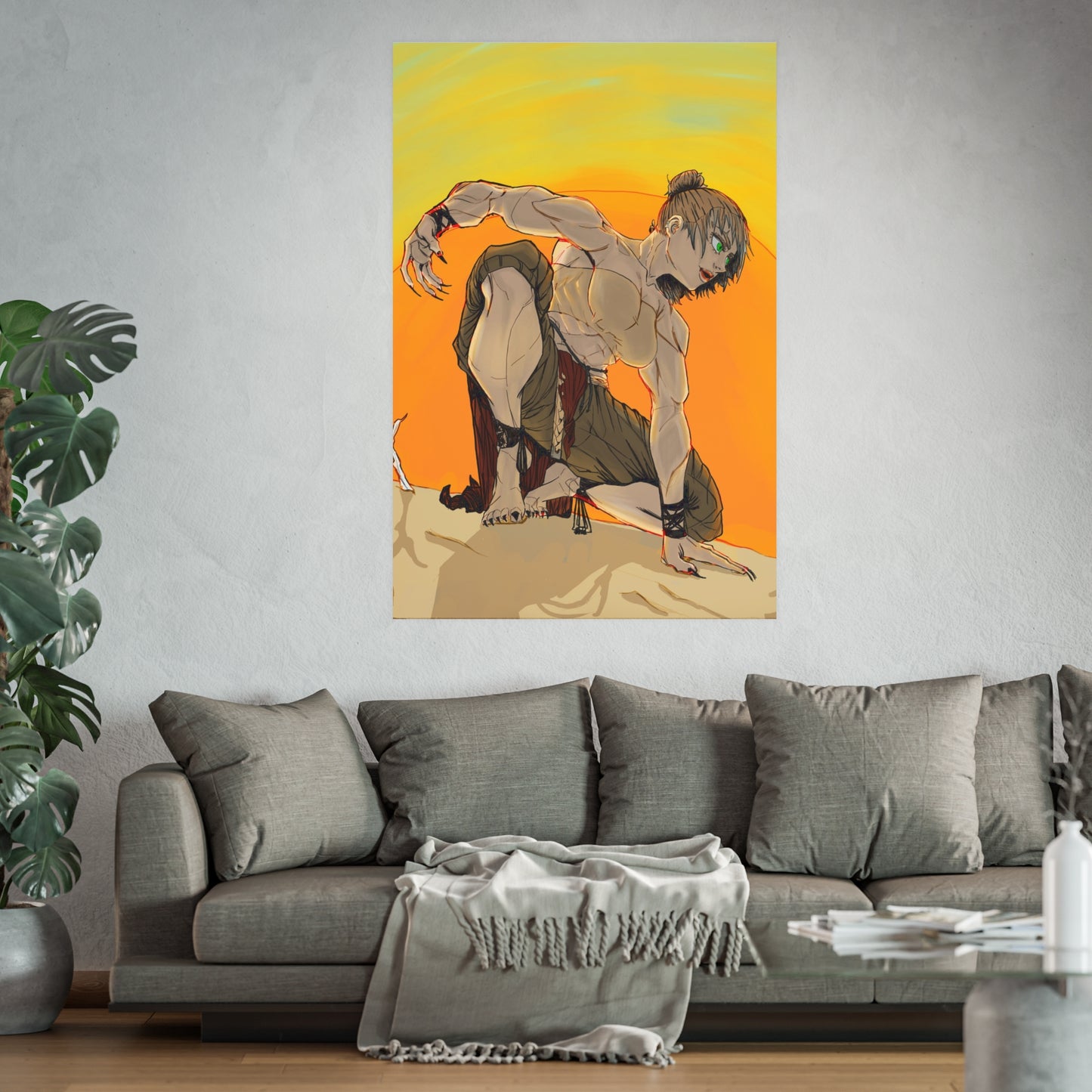 Caracal Girl-Art Print