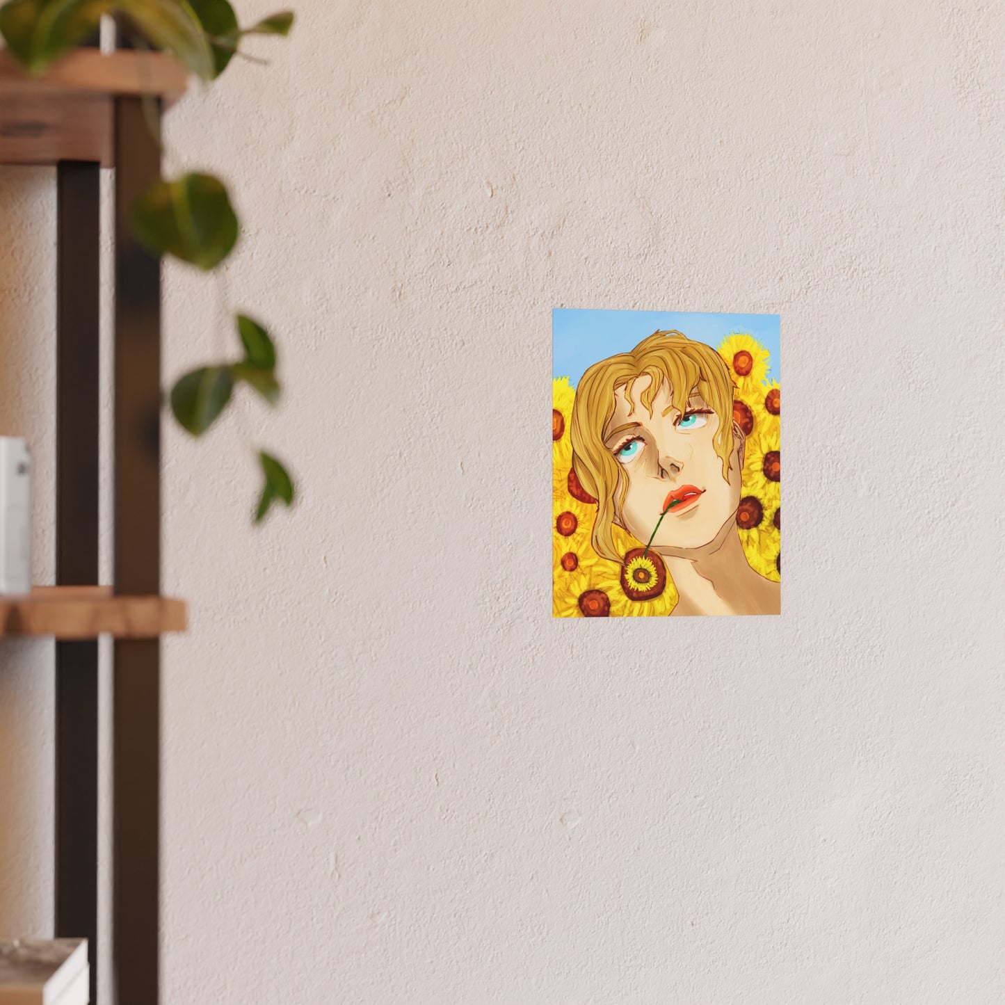 Blonde Sunflower-Art Print