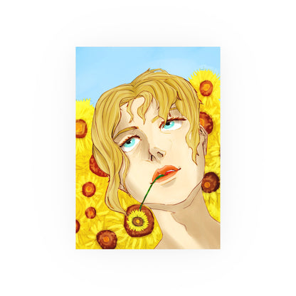 Blonde Sunflower-Art Print