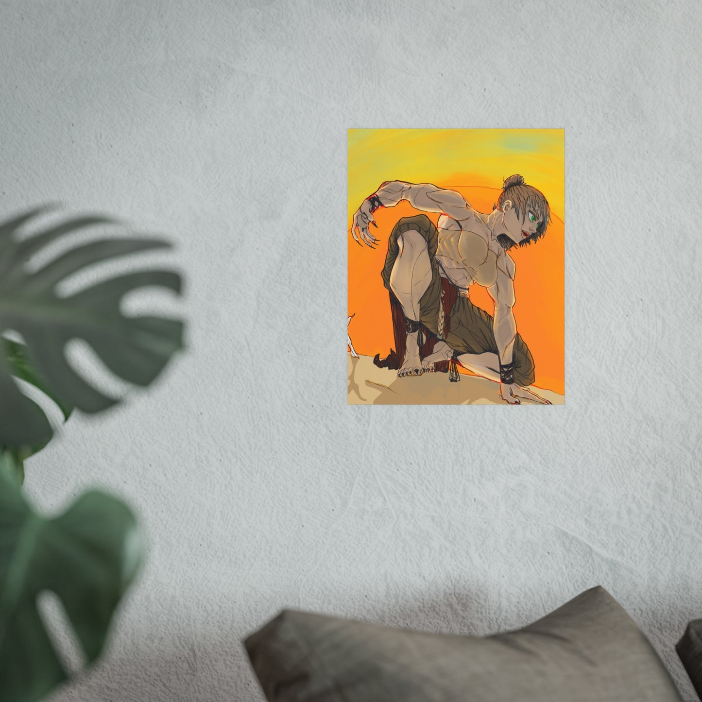 Caracal Girl-Art Print