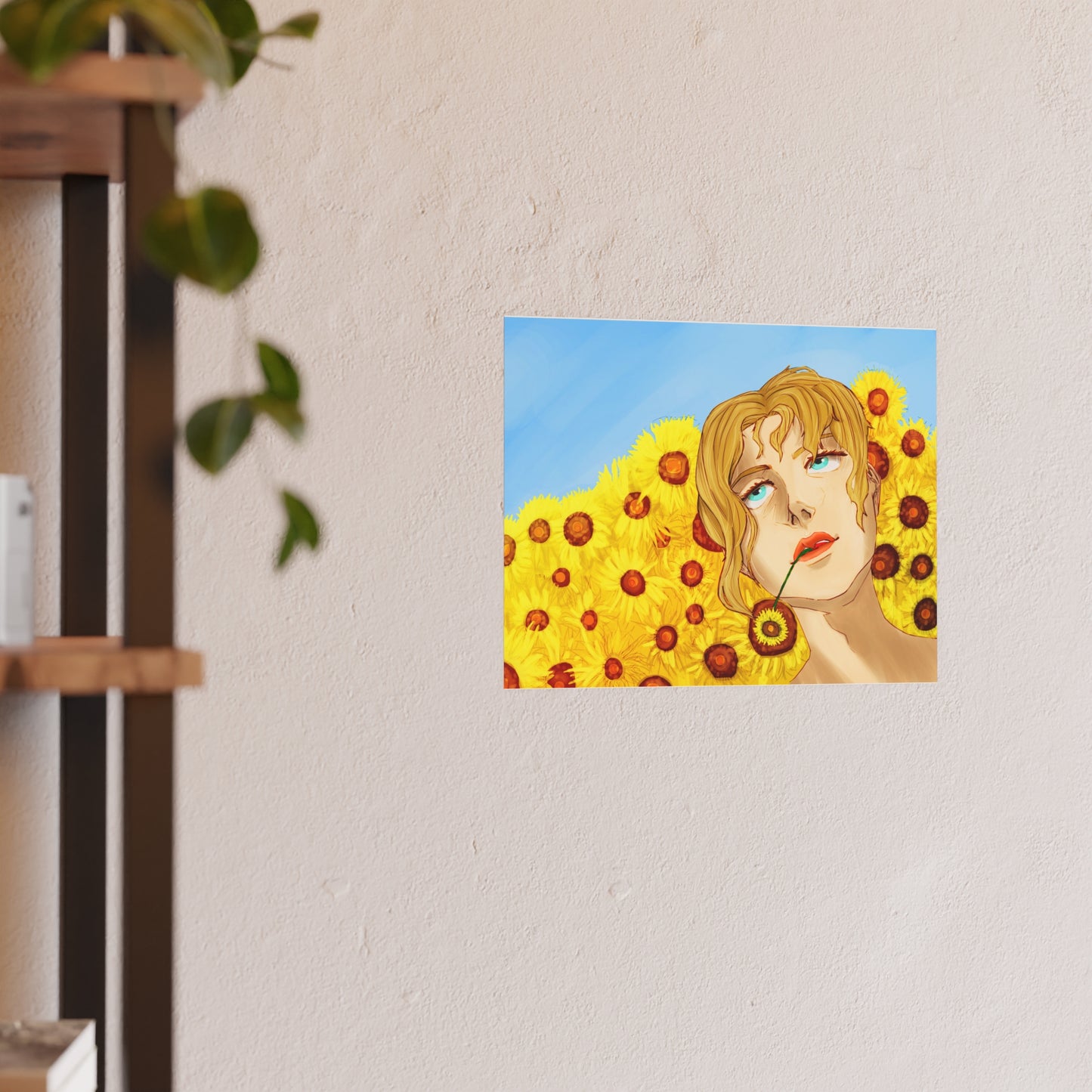 Blonde Sunflower-Art Print