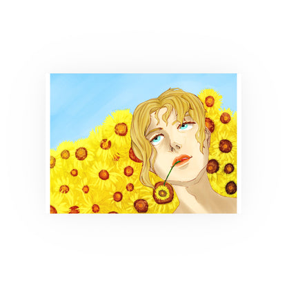 Blonde Sunflower-Art Print