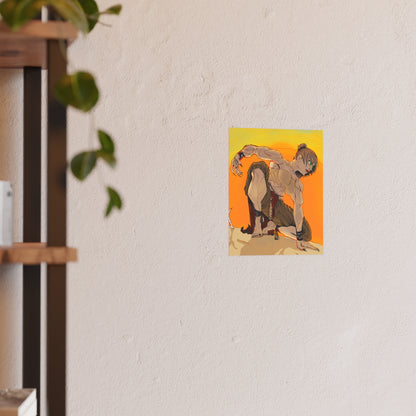 Caracal Girl-Art Print