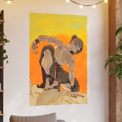 Caracal Girl-Art Print