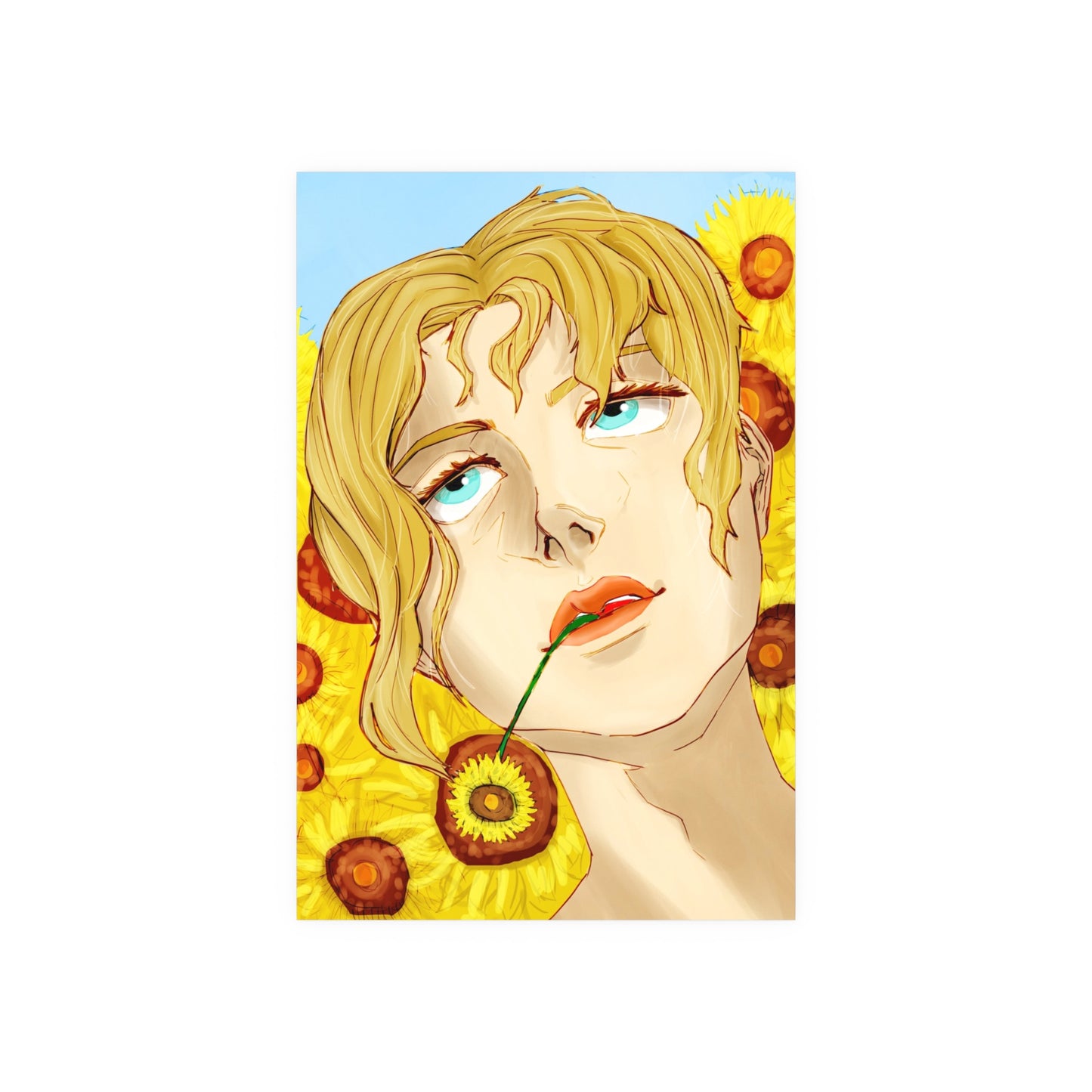 Blonde Sunflower-Art Print