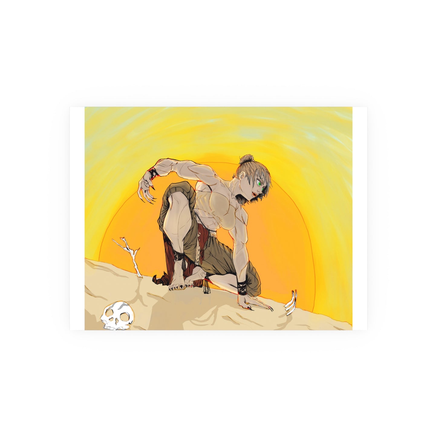 Caracal Girl-Art Print