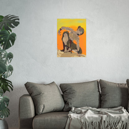 Caracal Girl-Art Print