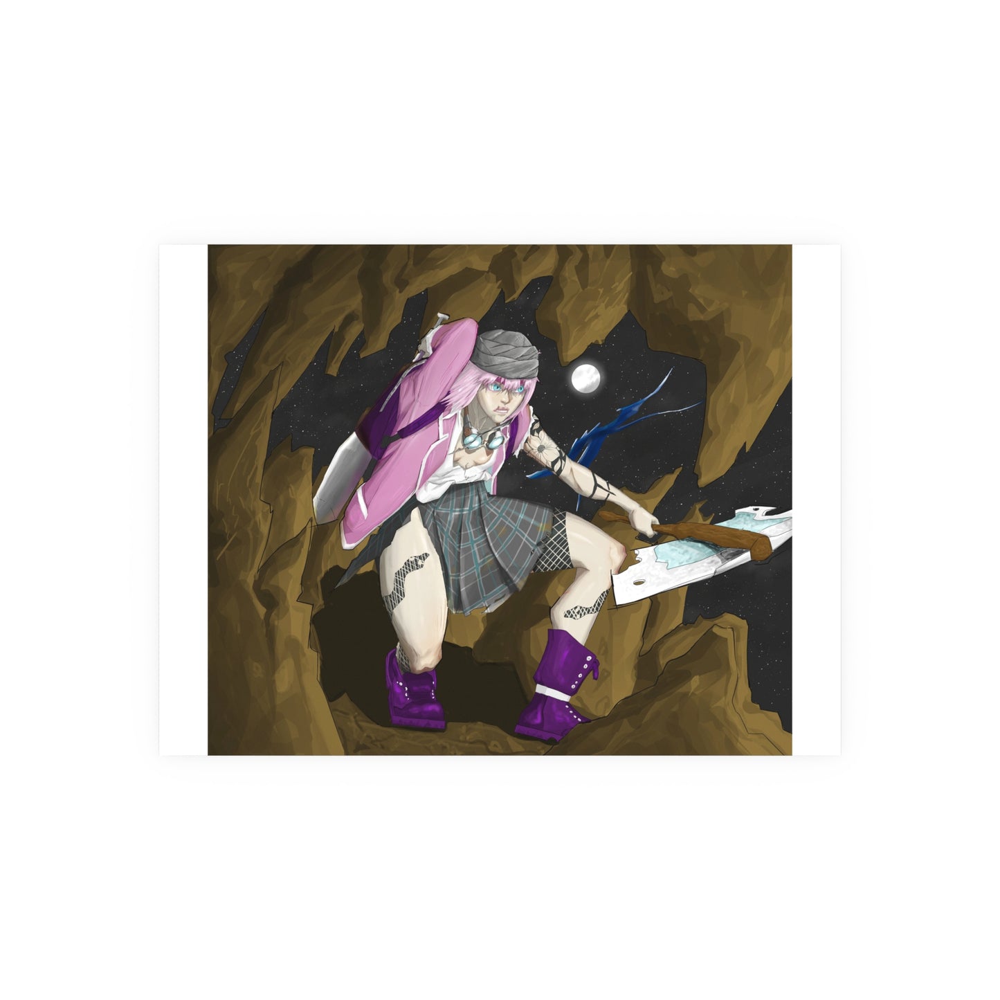 Schoolgirl Survivor-Art Print