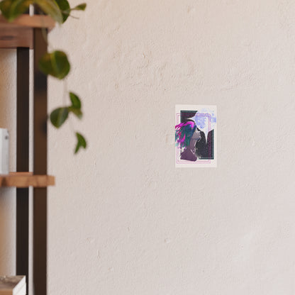 Sea Dragon Girl Amongst The Night Sky - Art Print