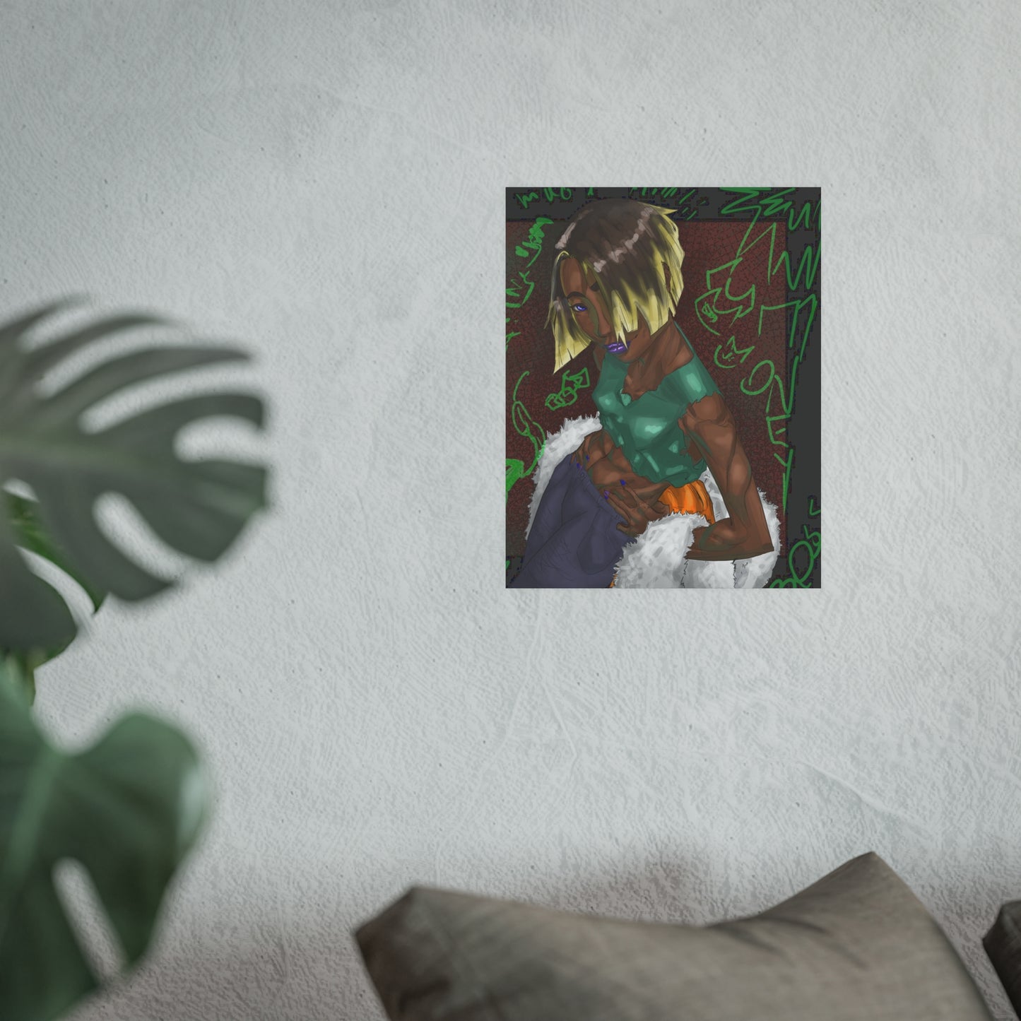 Street Wear Baddie-Art Print