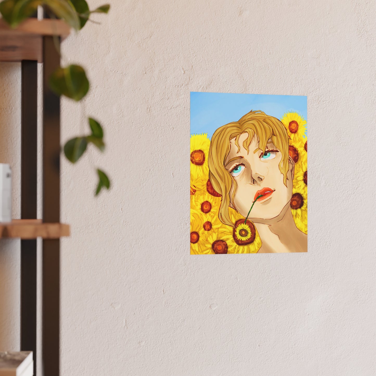 Blonde Sunflower-Art Print