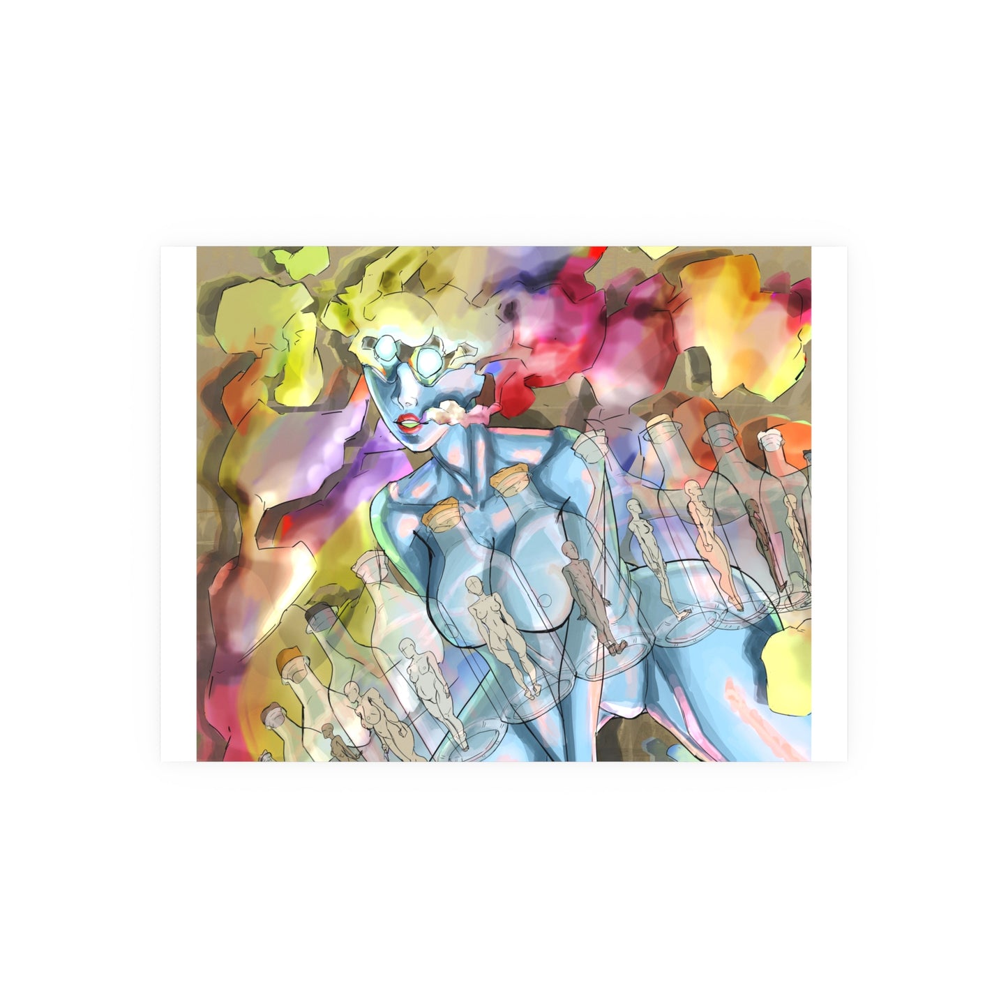 Bottles Of Hookers-Art Print