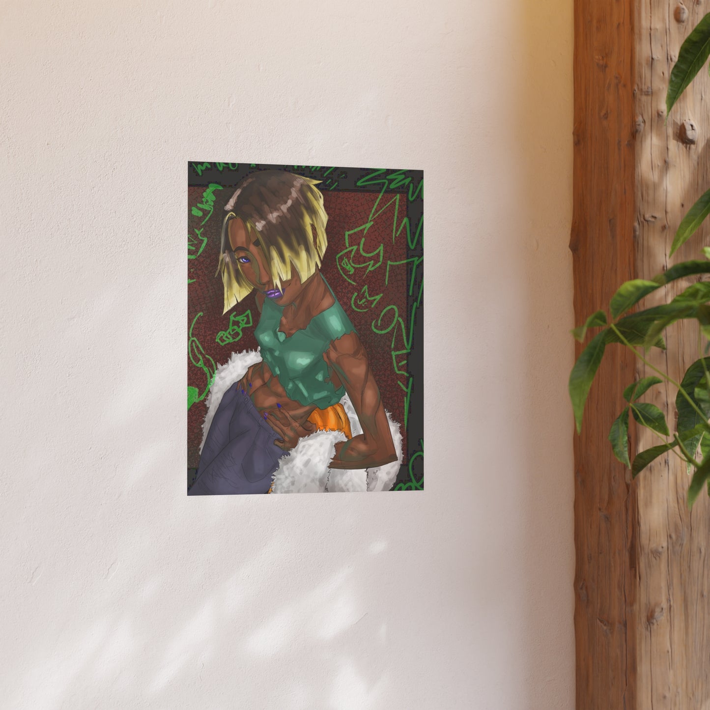 Street Wear Baddie-Art Print