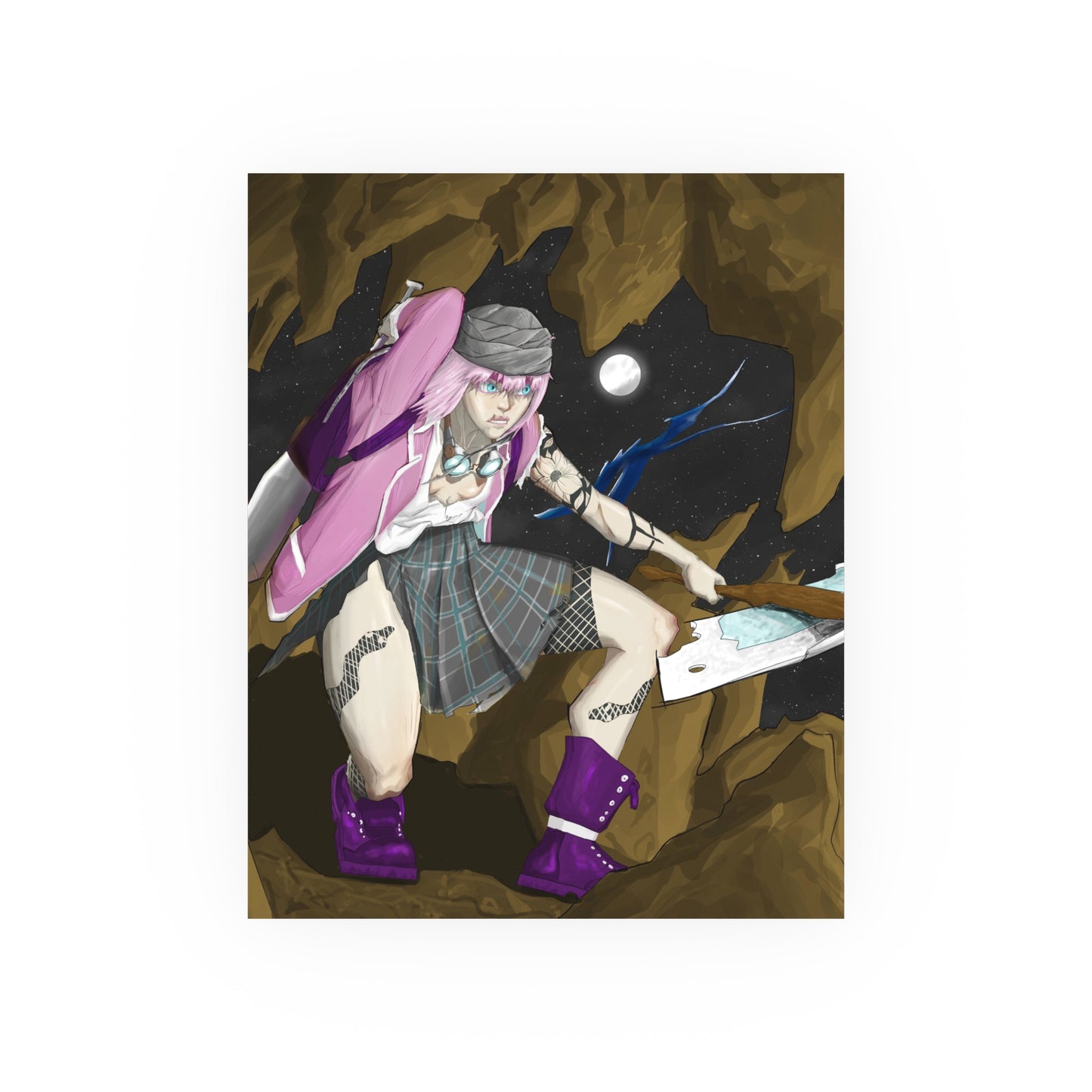 Schoolgirl Survivor-Art Print