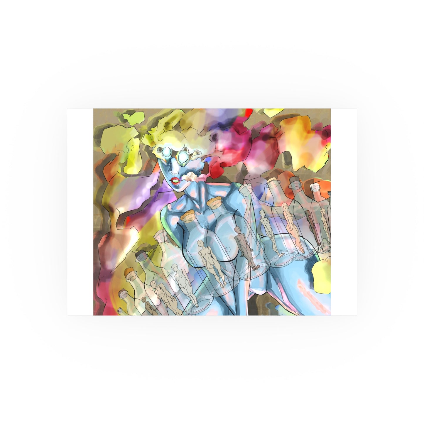 Bottles Of Hookers-Art Print